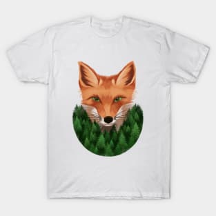 Red fox in the forest T-Shirt